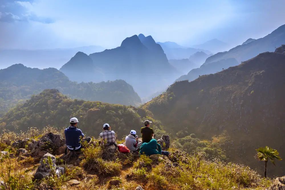 Randonnée dans les montagnes